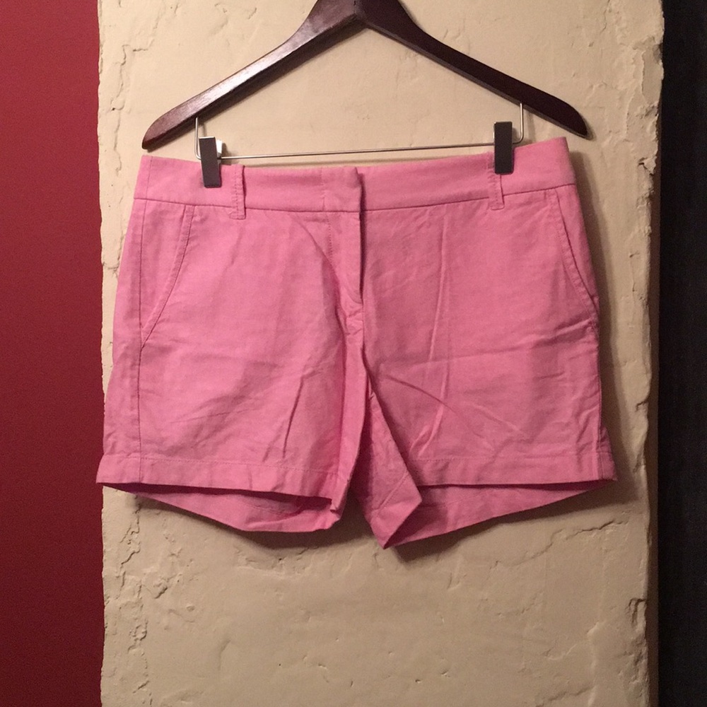 Light Pink JCrew City Shorts